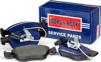 Borg & Beck BBP1396 - Тормозные колодки, дисковые, комплект autodif.ru