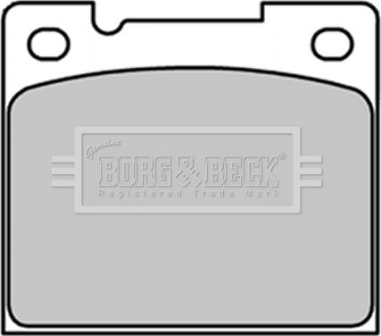 Borg & Beck BBP1347 - Тормозные колодки, дисковые, комплект autodif.ru