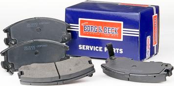 Borg & Beck BBP1375 - Тормозные колодки, дисковые, комплект autodif.ru