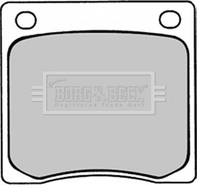 Borg & Beck BBP1296 - Тормозные колодки, дисковые, комплект autodif.ru