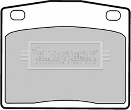 Borg & Beck BBP1287 - Тормозные колодки, дисковые, комплект autodif.ru