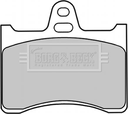 Borg & Beck BBP1277 - Тормозные колодки, дисковые, комплект autodif.ru