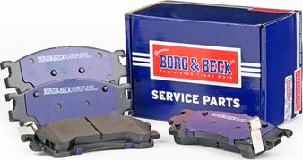 Borg & Beck BBP1750 - Тормозные колодки, дисковые, комплект autodif.ru