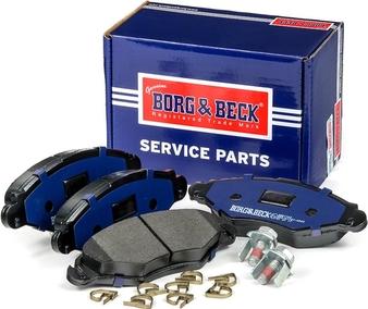 Borg & Beck BBP1762 - Тормозные колодки, дисковые, комплект autodif.ru