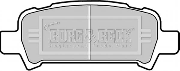 Borg & Beck BBP1705 - Тормозные колодки, дисковые, комплект autodif.ru