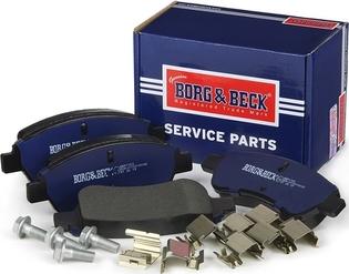 Borg & Beck BBP1703 - Тормозные колодки, дисковые, комплект autodif.ru