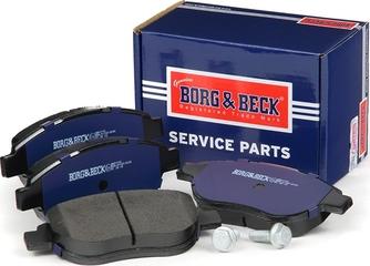 Borg & Beck BBP1715 - Автозапчасть/Колодки тормозные дисковые комплект autodif.ru