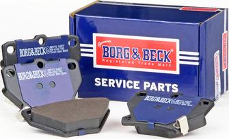 Borg & Beck BBP1712 - Тормозные колодки, дисковые, комплект autodif.ru
