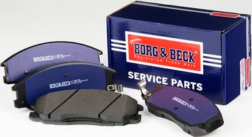 Borg & Beck BBP1789 - Тормозные колодки, дисковые, комплект autodif.ru