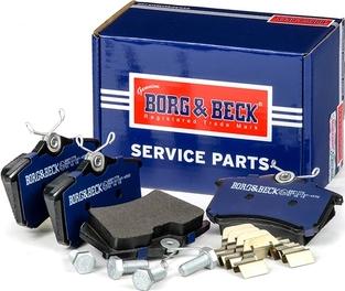 Borg & Beck BBP1778 - Тормозные колодки, дисковые, комплект autodif.ru