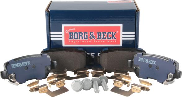 Borg & Beck BBP1777 - Тормозные колодки, дисковые, комплект autodif.ru