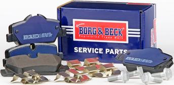 Borg & Beck BBP2495 - Тормозные колодки, дисковые, комплект autodif.ru