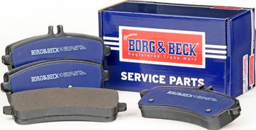 Borg & Beck BBP2457 - Тормозные колодки, дисковые, комплект autodif.ru