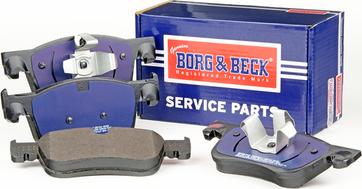 Borg & Beck BBP2463 - Тормозные колодки, дисковые, комплект autodif.ru