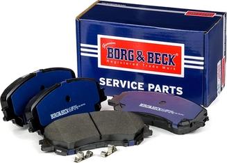 Borg & Beck BBP2487 - Тормозные колодки, дисковые, комплект autodif.ru