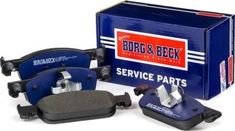Borg & Beck BBP2591 - Тормозные колодки, дисковые, комплект autodif.ru
