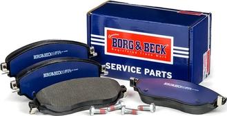 Borg & Beck BBP2515 - Тормозные колодки, дисковые, комплект autodif.ru