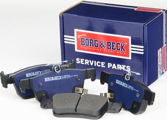 Borg & Beck BBP2582 - Тормозные колодки, дисковые, комплект autodif.ru