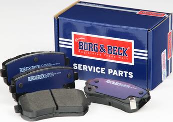 Borg & Beck BBP2647 - Тормозные колодки, дисковые, комплект autodif.ru