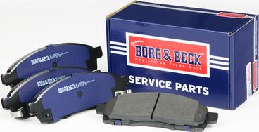 Borg & Beck BBP2627 - Тормозные колодки, дисковые, комплект autodif.ru