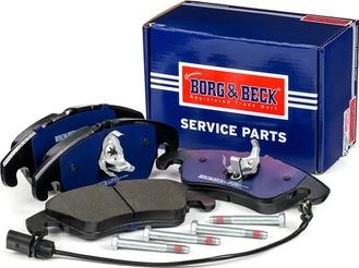Borg & Beck BBP2045 - Тормозные колодки, дисковые, комплект autodif.ru
