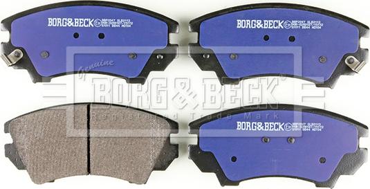 Borg & Beck BBP2047 - Тормозные колодки, дисковые, комплект autodif.ru