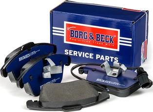 Borg & Beck BBP2052 - Тормозные колодки, дисковые, комплект autodif.ru