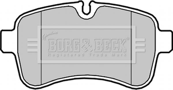 Borg & Beck BBP2034 - Тормозные колодки, дисковые, комплект autodif.ru