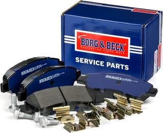 Borg & Beck BBP2035 - Тормозные колодки, дисковые, комплект autodif.ru