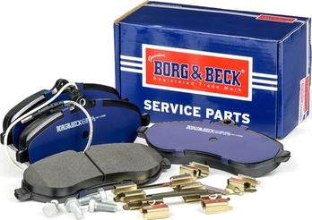 Borg & Beck BBP2030 - Тормозные колодки, дисковые, комплект autodif.ru