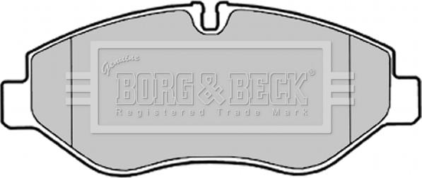 Borg & Beck BBP2021 - Тормозные колодки, дисковые, комплект autodif.ru