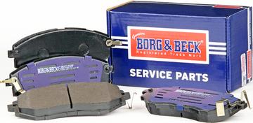 Borg & Beck BBP2077 - Тормозные колодки, дисковые, комплект autodif.ru
