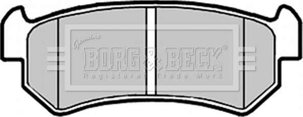 Borg & Beck BBP2146 - Тормозные колодки, дисковые, комплект autodif.ru