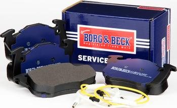 Borg & Beck BBP2159 - Тормозные колодки, дисковые, комплект autodif.ru