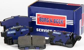 Borg & Beck BBP2103 - Тормозные колодки, дисковые, комплект autodif.ru