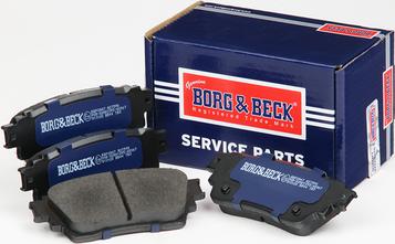 Borg & Beck BBP2847 - Тормозные колодки, дисковые, комплект autodif.ru