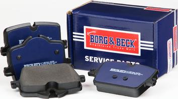 Borg & Beck BBP2862 - Тормозные колодки, дисковые, комплект autodif.ru