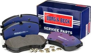 Borg & Beck BBP2820 - Тормозные колодки, дисковые, комплект autodif.ru