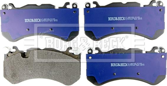 Borg & Beck BBP2385 - Тормозные колодки, дисковые, комплект autodif.ru