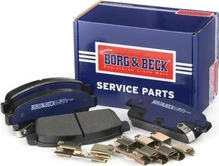 Borg & Beck BBP2214 - Тормозные колодки, дисковые, комплект autodif.ru