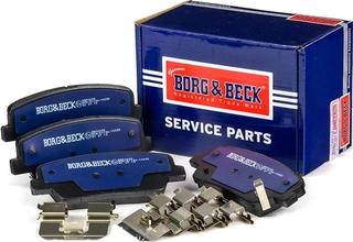Borg & Beck BBP2238 - Тормозные колодки, дисковые, комплект autodif.ru
