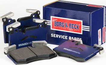 Borg & Beck BBP2221 - Тормозные колодки, дисковые, комплект autodif.ru