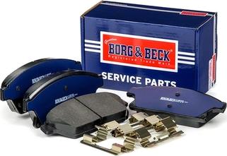 Borg & Beck BBP2228 - Тормозные колодки, дисковые, комплект autodif.ru