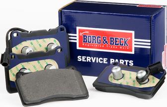 Borg & Beck BBP2278 - Тормозные колодки, дисковые, комплект autodif.ru