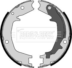 Borg & Beck BBS6447 - Комплект тормозов, ручник, парковка autodif.ru