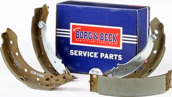 Borg & Beck BBS6455 - Комплект тормозных колодок, барабанные autodif.ru