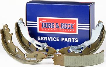 Borg & Beck BBS6450 - Комплект тормозных колодок, барабанные autodif.ru