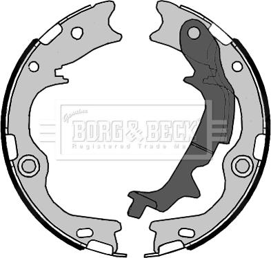 Borg & Beck BBS6488 - Комплект тормозов, ручник, парковка autodif.ru