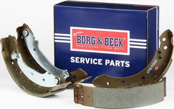 Borg & Beck BBS6529 - Комплект тормозных колодок, барабанные autodif.ru