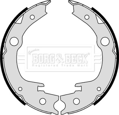 Borg & Beck BBS6342 - Комплект тормозов, ручник, парковка autodif.ru